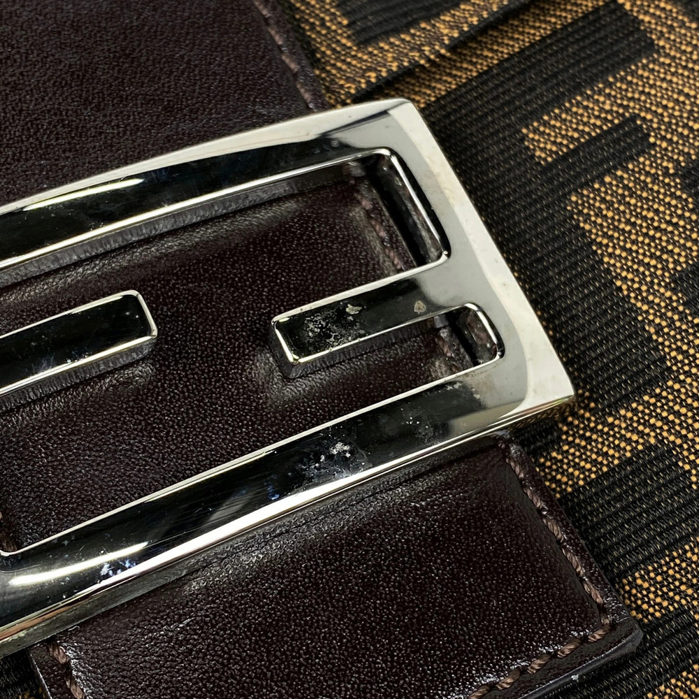 Fendi Zucca Mamma Baguette Shoulder Bag leather brown - Picture 5 of 7